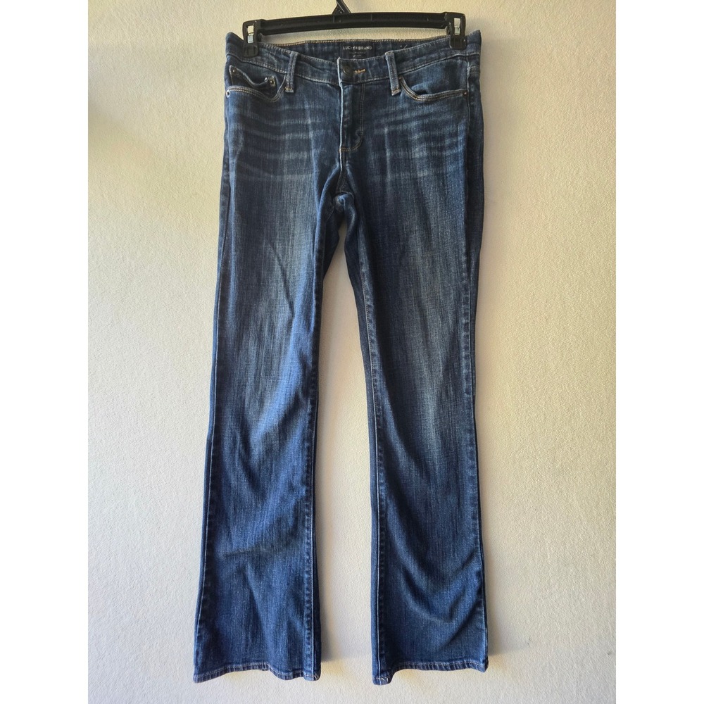 Lucky Brand Sweet Boot Jeans Womens 6/28R Dark Wash Bootcut Stretch Denim 0405